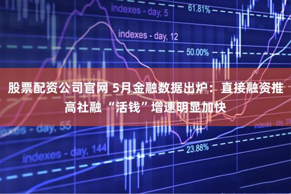 股票配资公司官网 5月金融数据出炉：直接融资推高社融 “活钱”增速明显加快
